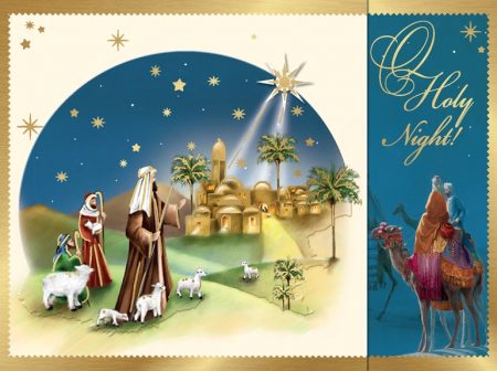 O Holy Night - Front of Card
