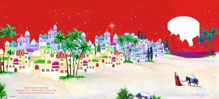 Mary and Joseph walking to Bethlehem - Image 2